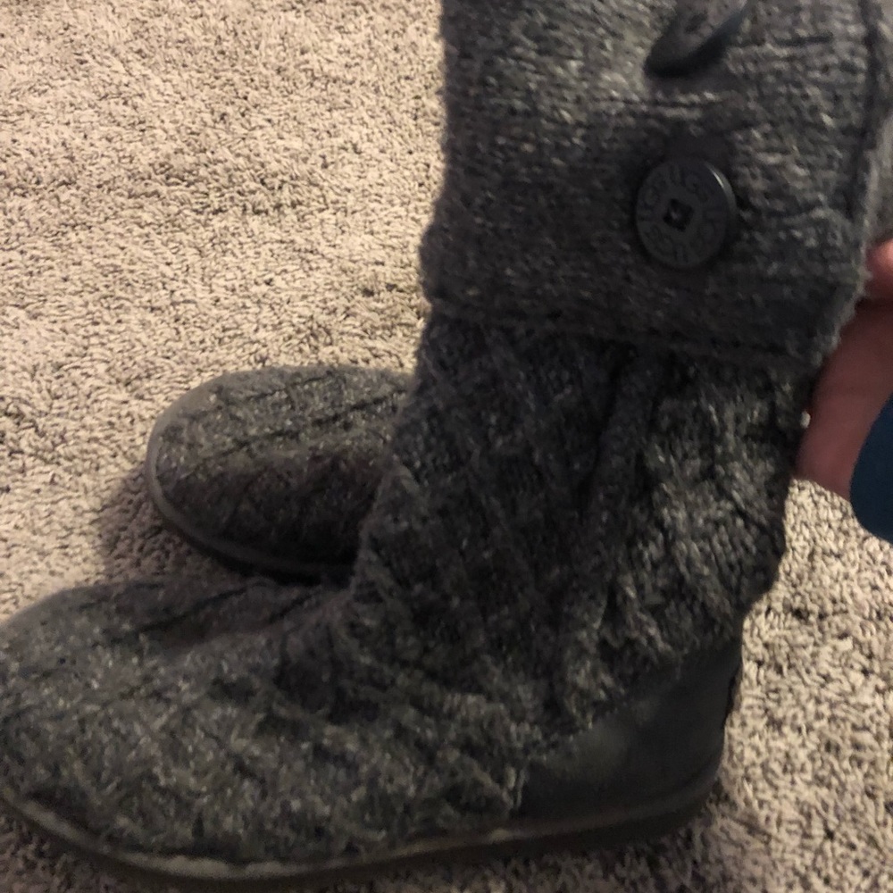 Ugg Cardy Knit Slouch Boot— size 8